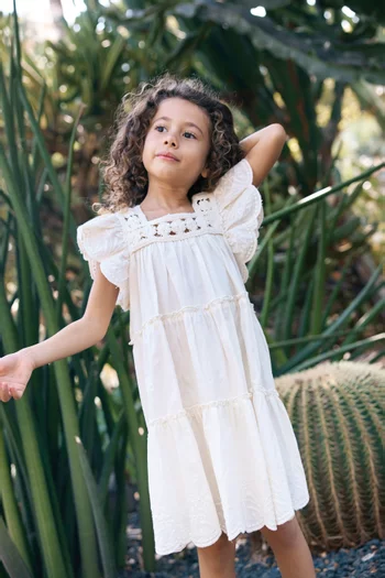 Flared Dress in Cotton