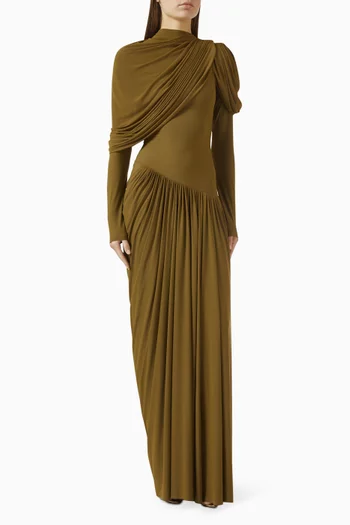 Paulina Gown in Malai Lycra & Net