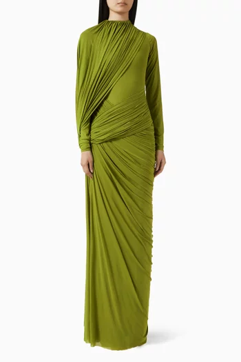 Suzie Draped Dress in Malai Lycra