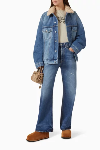 Padded Robert Jacket in Denim