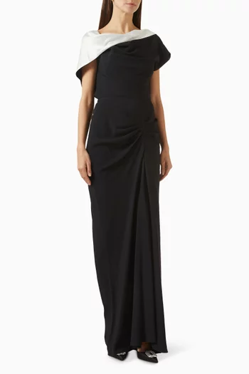 Aqusa Slit Dress in Viscose
