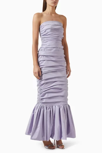 Pietra Ruched Maxi Dress