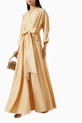 Amande Belted Maxi Dress