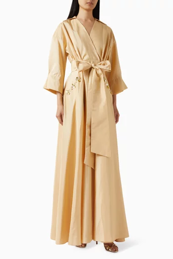 Amande Belted Maxi Dress
