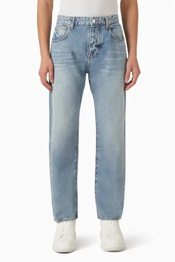 Loose-fit Tapered Jeans in Denim