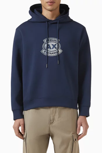 AX Logo Hoodie Sweatshirt