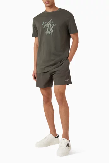 AX Logo T-shirt in Cotton