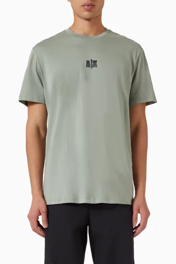 AX Logo T-shirt in Cotton