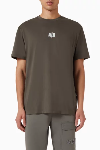 AX Logo T-shirt in Cotton