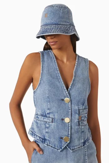 قبعة باكيت بشعار AX دينم