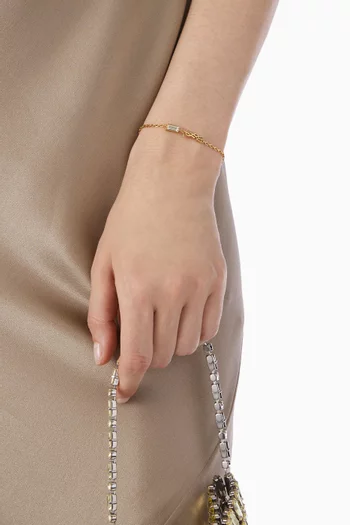 سوار بحلية شعار كاسندر نحاس بلون ذهبي