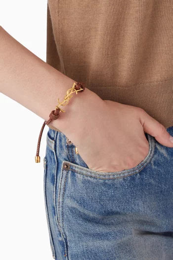 Cassandre Cord Bracelet in Leather