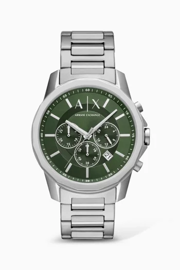 Banks Quartz Watch, 44mm
