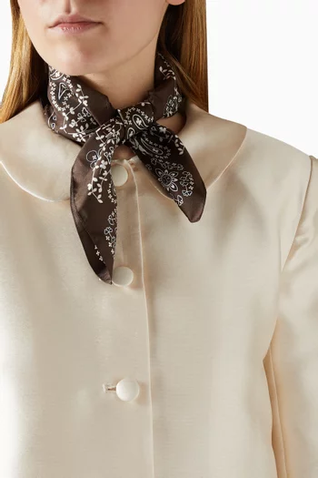 وشاح بنمط باندانا حرير