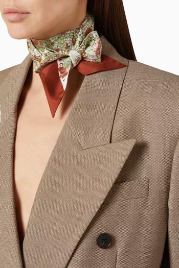 وشاح كولير دو فلور تويل حرير