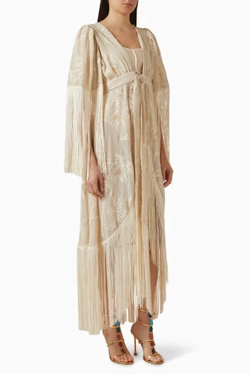 كيمونو بيتسي بحزام وشرّابات