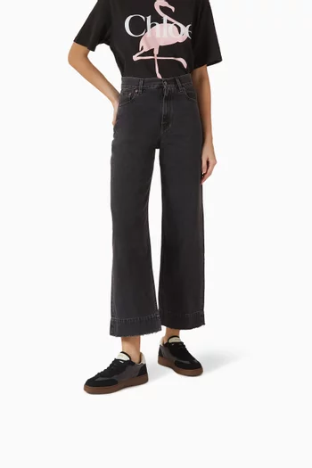 Dice T-toe Sneakers in Leather & Suede