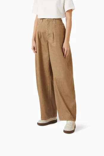 Dice T-toe Sneakers in Leather & Suede