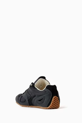 Slow Runner Sneakers in Leather & Suede