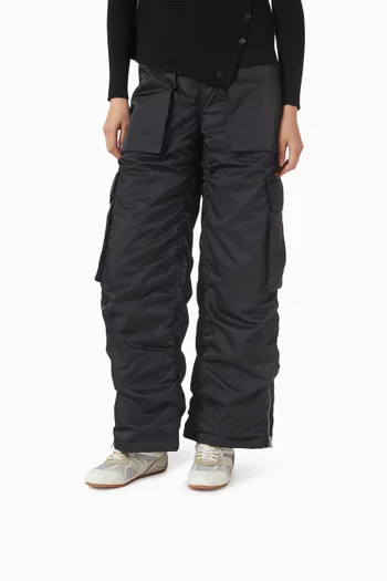 Slow Runner Sneakers in Leather & Mesh