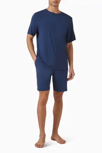 طقم بيجاما هنري بأكمام قصيرة تينسيل مودال