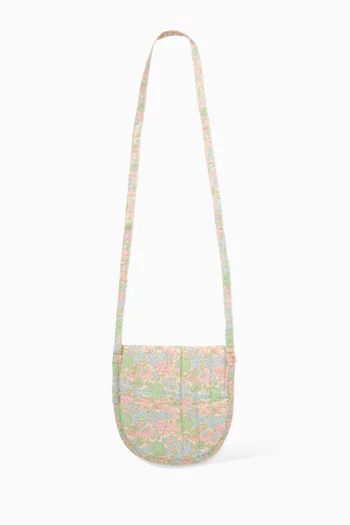 حقيبة ليوني بنقشة زهور كلاسيكية