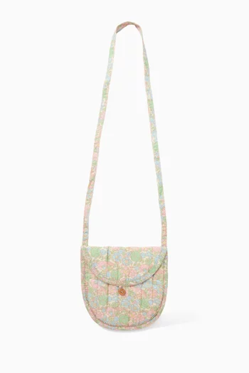 حقيبة ليوني بنقشة زهور كلاسيكية