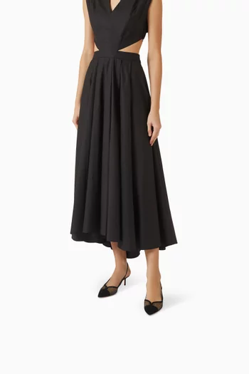 حذاء كلاسيك غيا بسير خلفي وكعب 50 مم قماش شبكي وشمواه