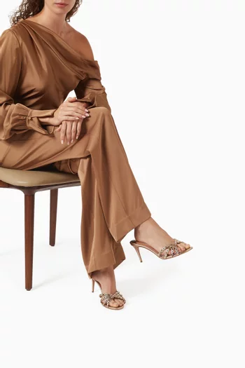 Tequila 75 Mules in Laminated Nappa Leather