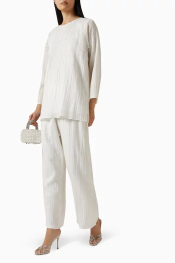 Top & Pants Set in Linen