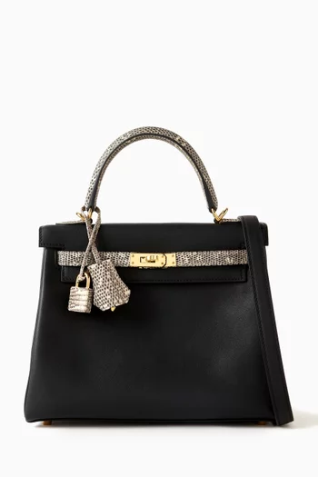 Kelly 25 Top-handle Bag in Swift Leather