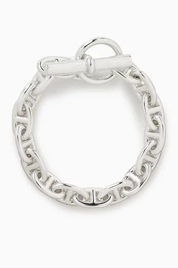 Unused Medium Chaine D'Ancre Bracelet in Palladium Hardware