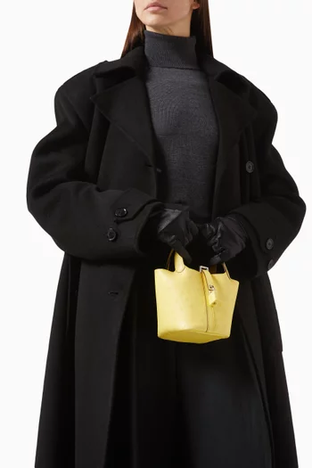 Micro Picotin 14 Bag in Ostrich Leather