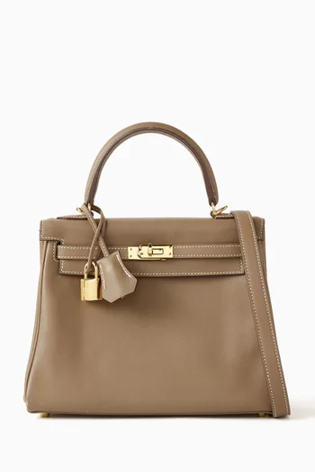 Kelly 25 Top-handle Bag in Swift Leather