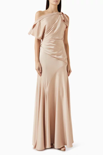 Draped Maxi Dress