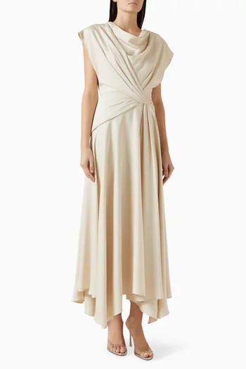 Draped Maxi Dress
