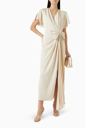 Draped Maxi Dress