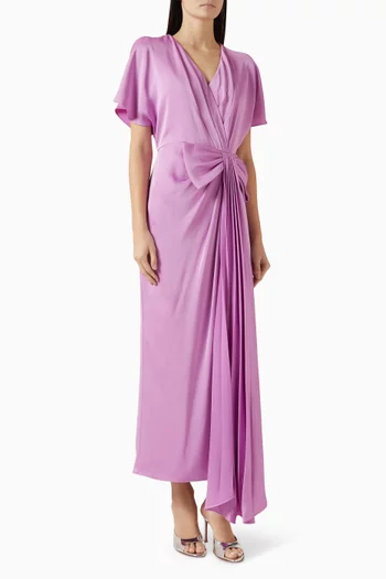 Draped Maxi Dress