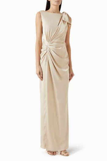 Draped Maxi Dress