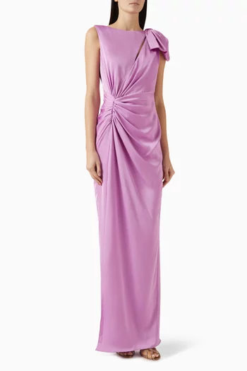 Draped Maxi Dress
