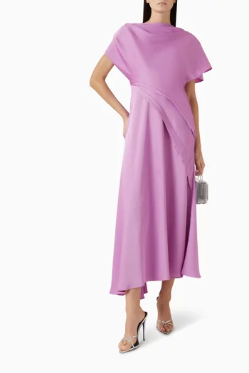 Draped Midi Dress