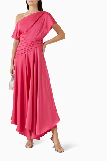 One-shoulder Maxi Dress