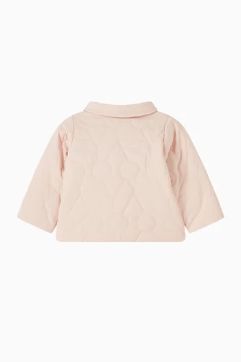 Quilted Buttoned Jacket