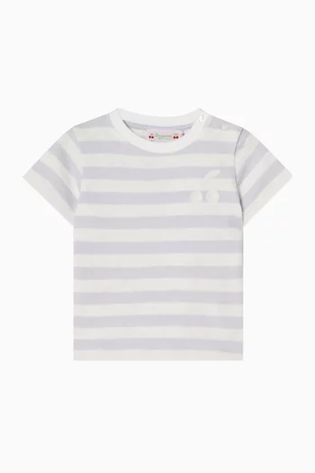 Striped Cherry T-shirt in Cotton