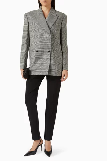 جاكيت بقصة فضفاضة جاكار