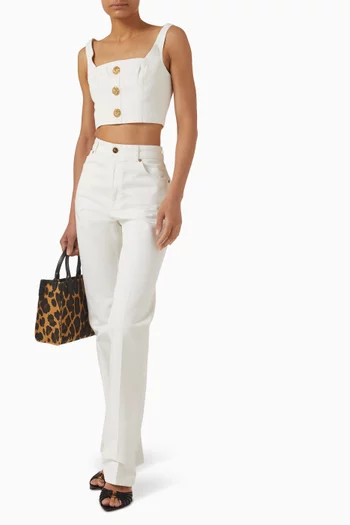 Straight-leg Jeans in Denim