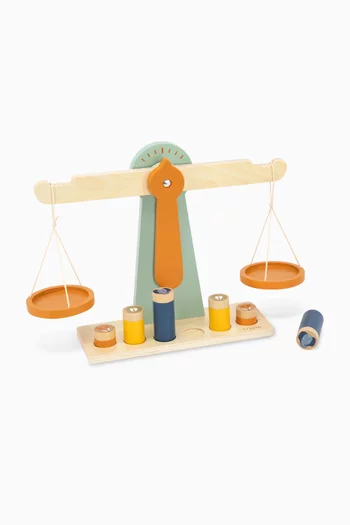 Wooden Balance Scale