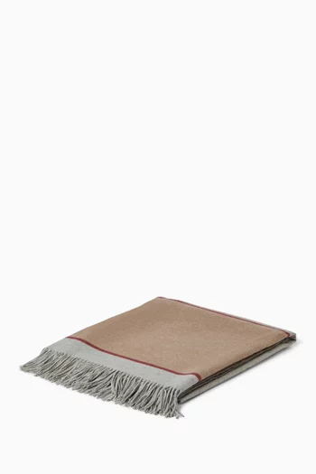 Fringed Throw in Silk