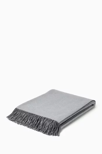 Double Cloth Throw in Cashmere