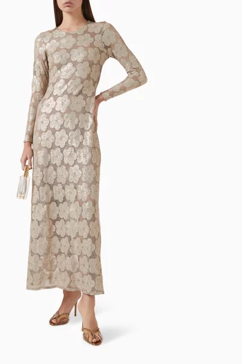 فستان بيترا مطرز